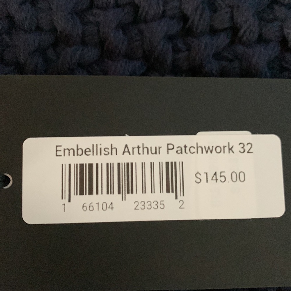 Men’s Embellish gray denim patchwork - Picture 9 of 9